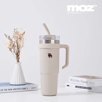 1_MOZ_스웨덴_316_스텐_1L_대용량_보온보냉_손잡이_텀블러_보온병_1개_1000ml_오트밀베이지