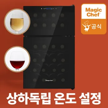 1_매직쉐프_상하분리_와인냉장고_와인셀러_24병_MEWHT24DB_단일상품