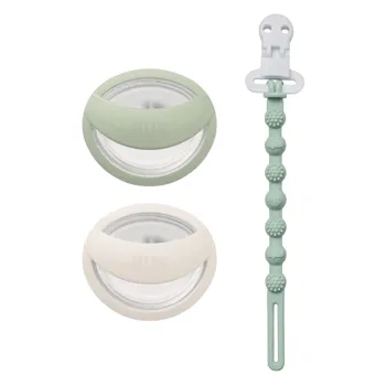 아기 젖꼭지 추천 누크 마미필 쪽쪽이 + 토트랩 홀더 (민트&middot;오팔)