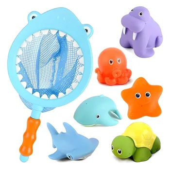아기 목욕 장난감 추천 상어와 바다친구 7종 세트