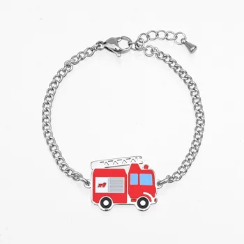 아기 팔찌 추천 MX KIDS 미아방지 팔찌 217B (소방차)