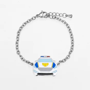 아기 팔찌 추천 MX KIDS 미아방지 팔찌 217B (경찰차)