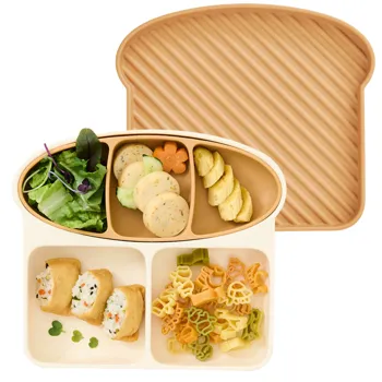 아기 이유식기 추천 퍼기 식빵 디바이더 흡착 식판 세트