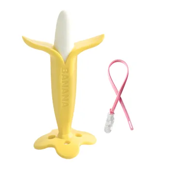 아기 치발기 추천 앙쥬 바나나 브러쉬 치발기