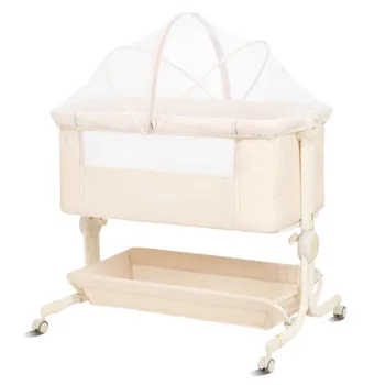 아기 침대 추천 헬로디노 프리미엄 이동식 접이식 아기침대